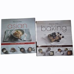 Step-by-Step Cookbook Set - Asian and Baking